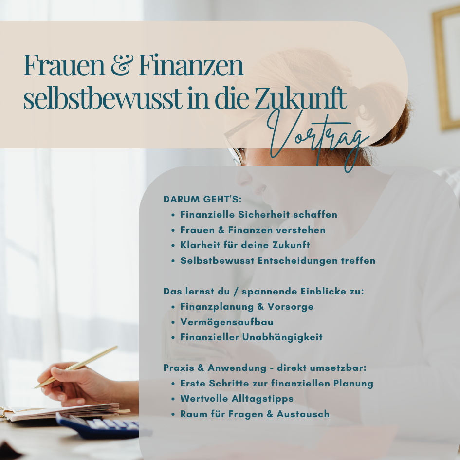 03.09. - 19:00 - Vortrag - Frauen & Finanzen