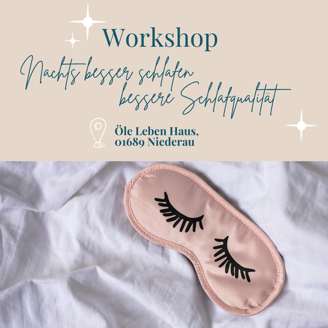 28.08. - 18:30 Uhr - Workshop - Nachts besser schlafen